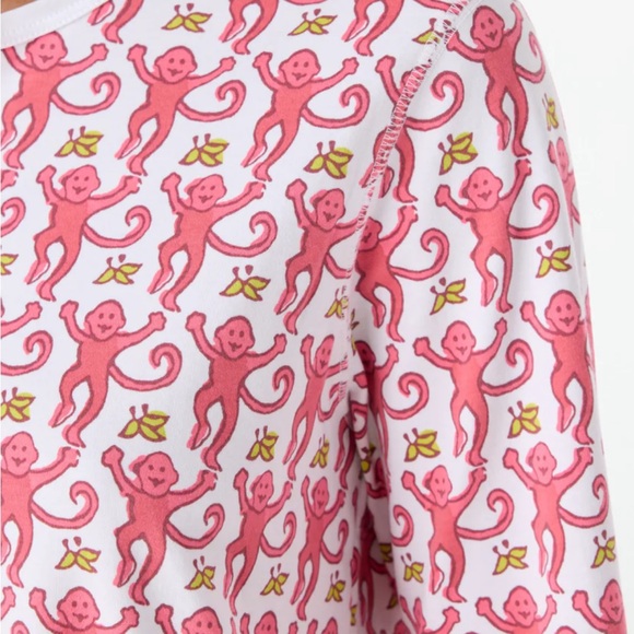 Roller Rabbit Original Monkey Patterned Pajama Set - Picture 2 of 5